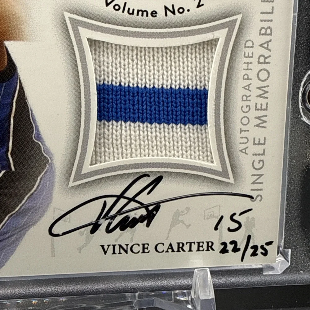2021 Sportkings Volume 2 Auto Memorabilia SILVER #AMVC2 Vince Carter